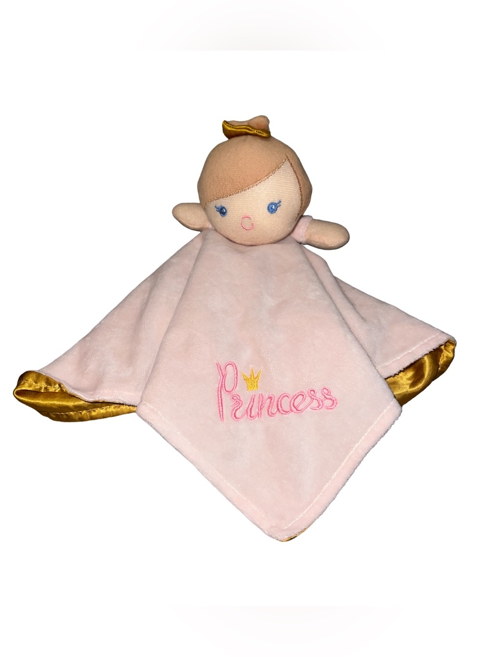 Baby Starters Pink Lovey Plush Princess Security Blanket Girl Soft Toy